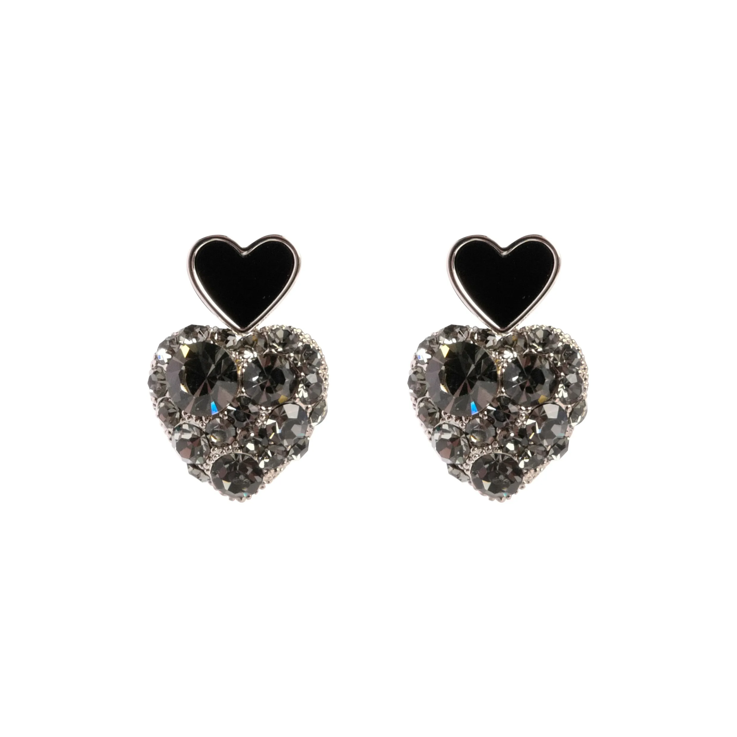 KEYS VIA Медный сплав Синтетический кубический цирконий Серебряная игла Серьги для женщин