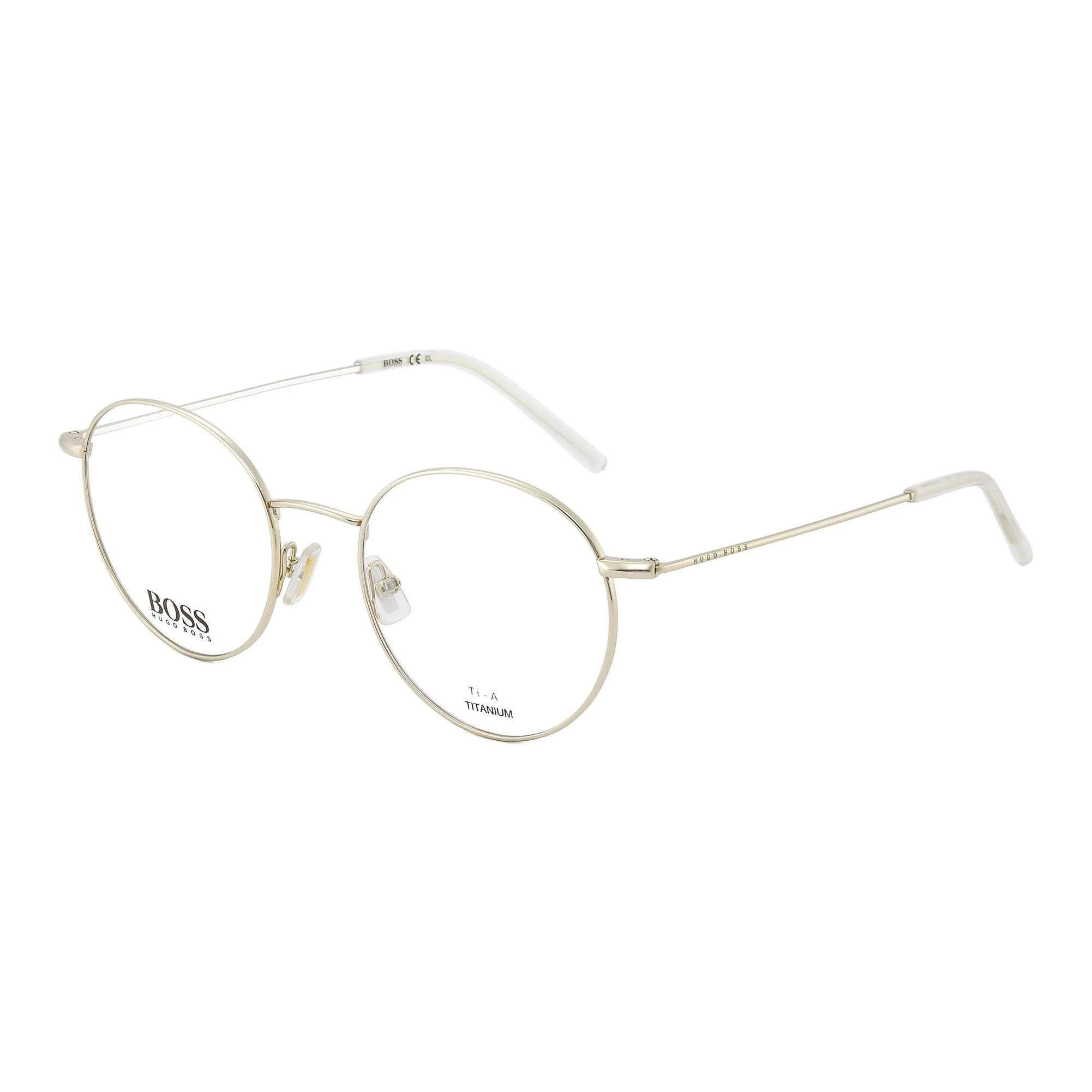 Hugo Boss Титановый сплав β-титан Круглые ОПТИЧЕСКИЕ Очки Унисекс Многоцветные