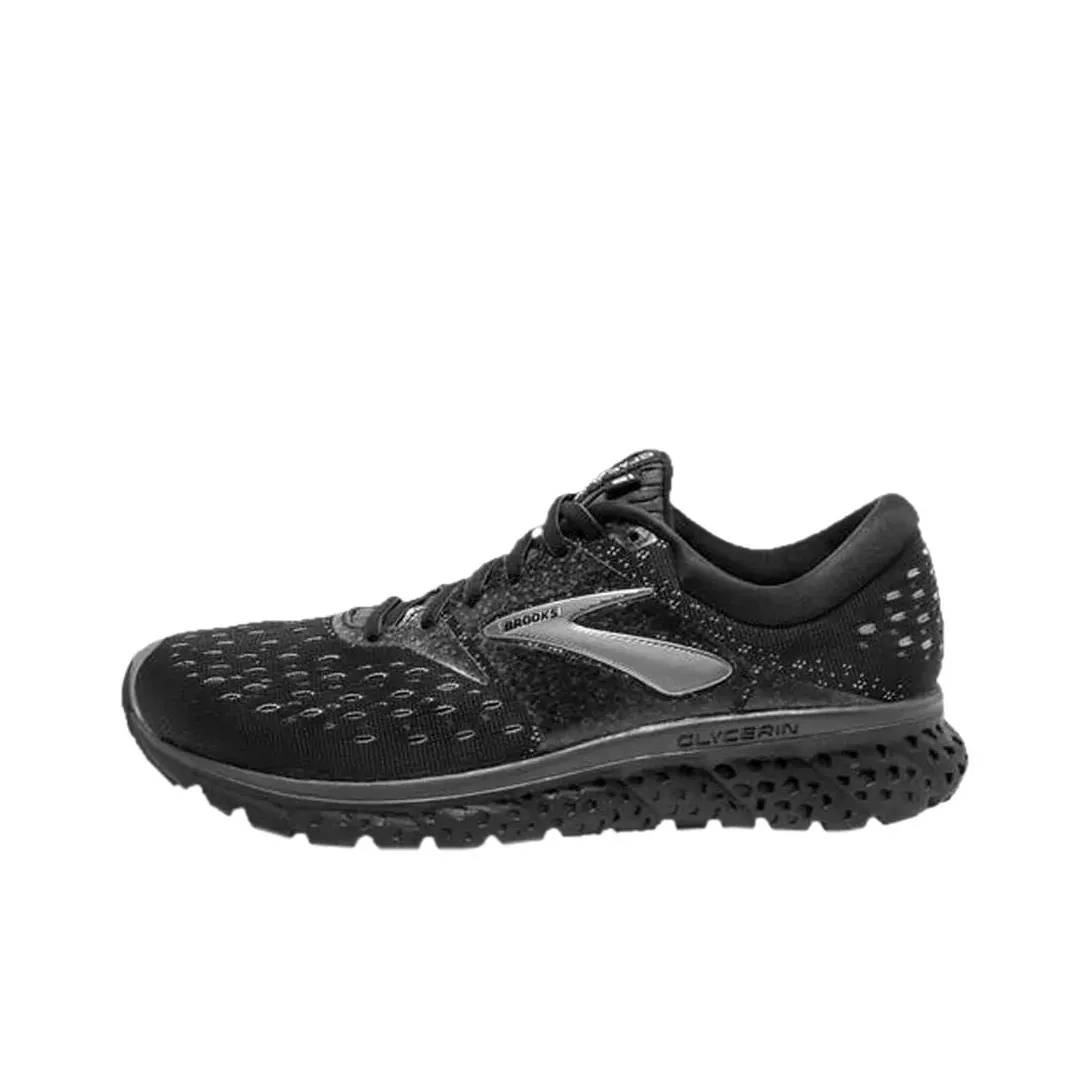Brooks Glycerin 16 Устойчивые к истиранию Низкие Кроссовки для бега Мужские Черные