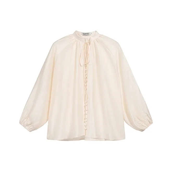 SECFLY OFFICIAL Абрикос Женские Рубашки