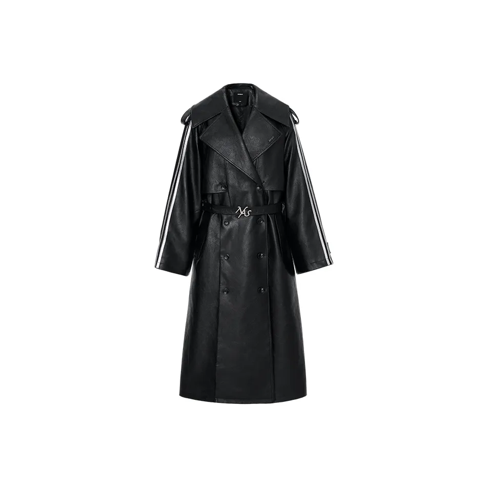NAWS Trench Coat Unisex Obsidian Black