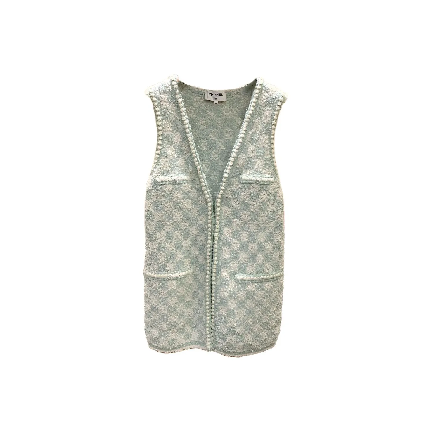 CHANEL Vests Women's Mint Green