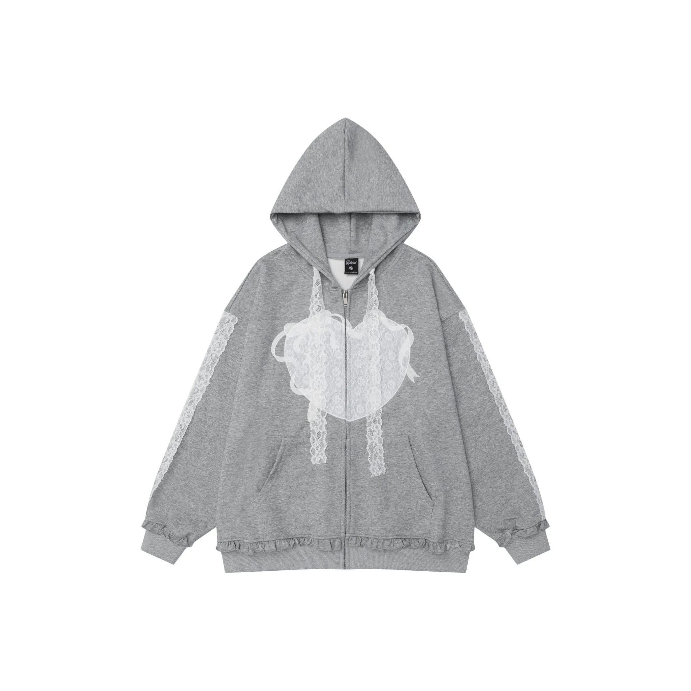 Vine Color Sweatshirt Unisex Gray