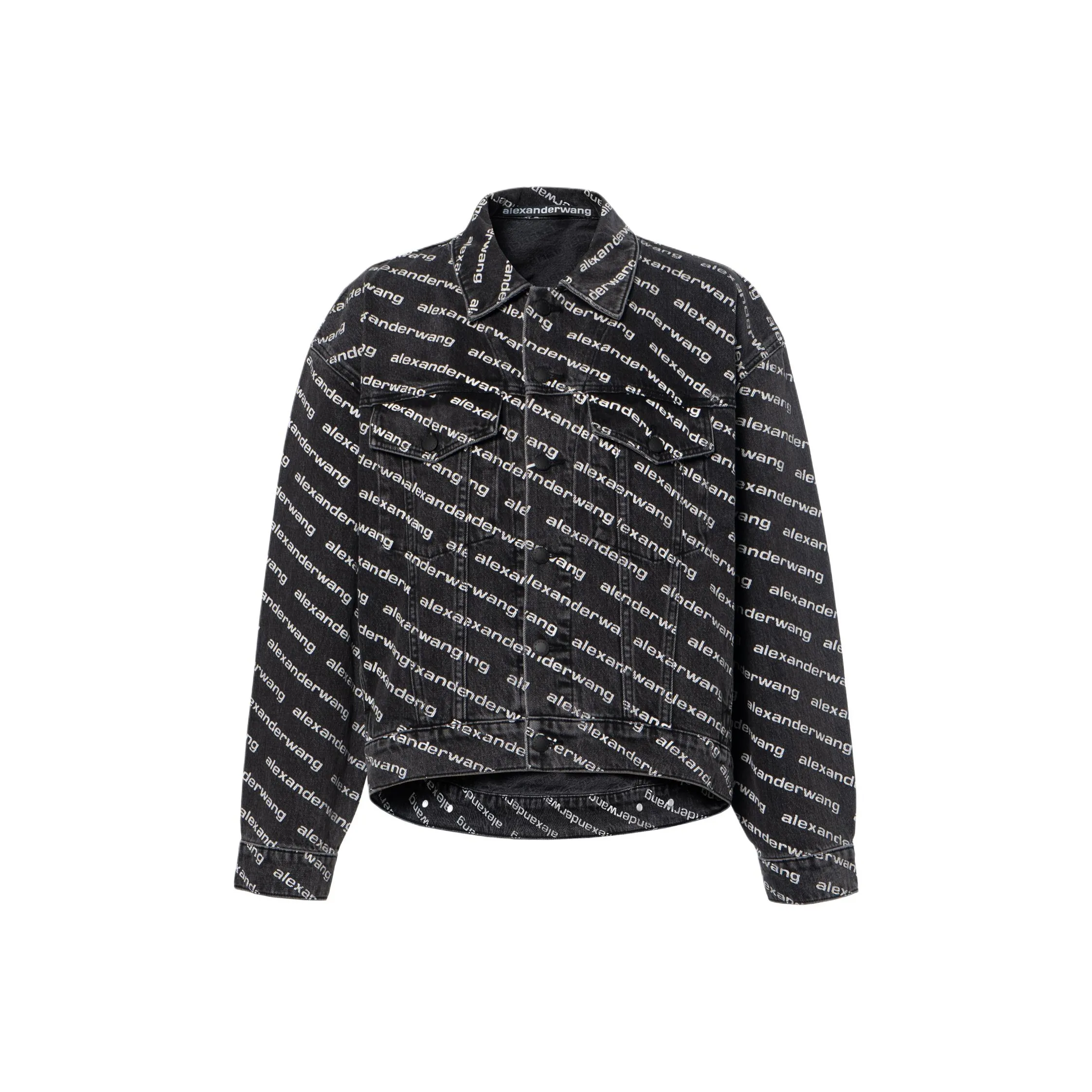 Alexander Wang All Over Logo Printed Jacket
