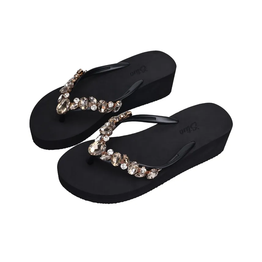 GULIA Аbrasion Resistant Шлепанцы Женские Черные