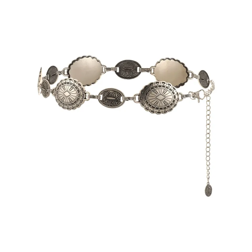 15 MINS Цинковый сплав цепь для талии женский универсальный размер