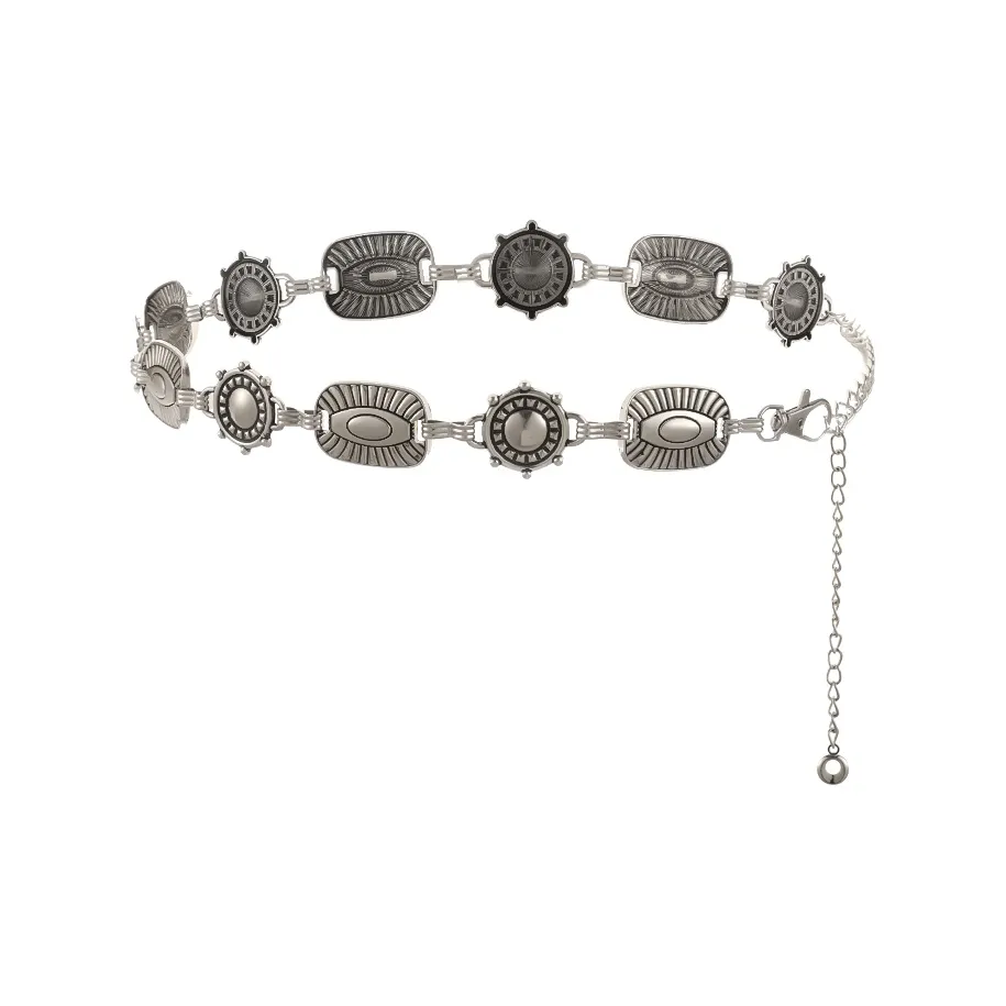 15 MINS Цинковый сплав цепь для талии женский универсальный размер