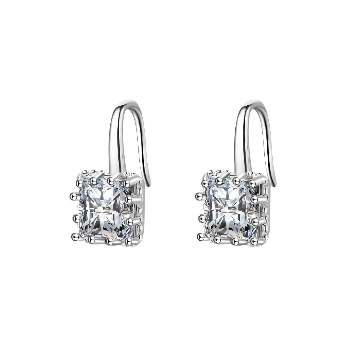 QIANFANGDAHUANGYE Серьги с цирконием Женские