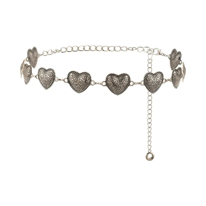 15 MINS Цинковый сплав цепь для талии женская 120 см