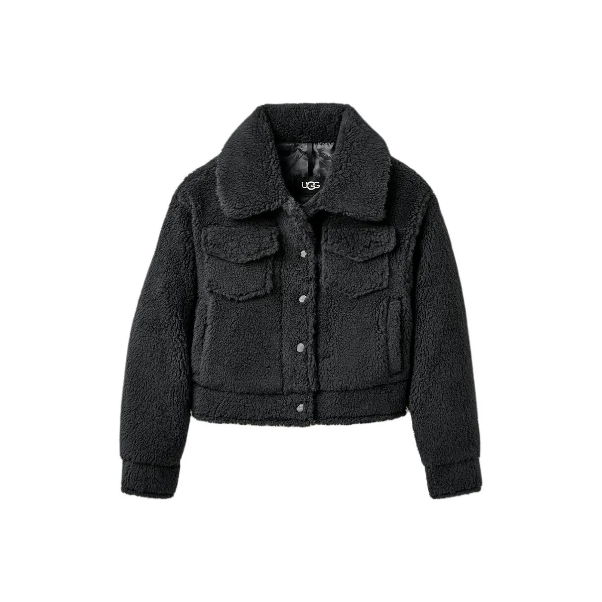 UGG Чернильно-черный Женские бархатные куртки