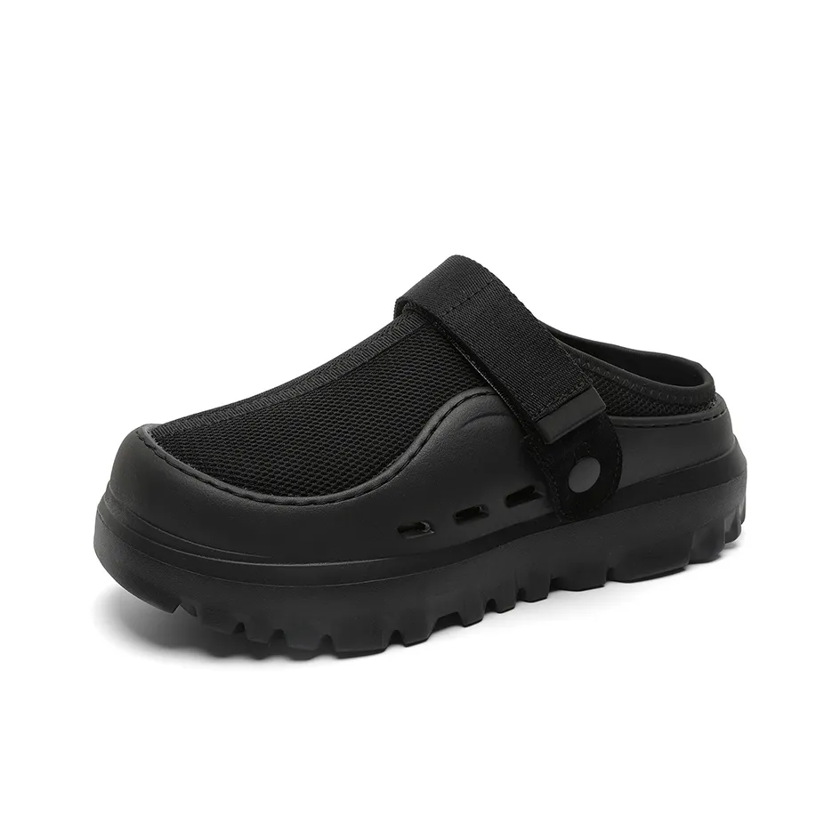 MPZY Антизапахивающие Устойчивые к истиранию Домашние тапочки Унисекс Черные