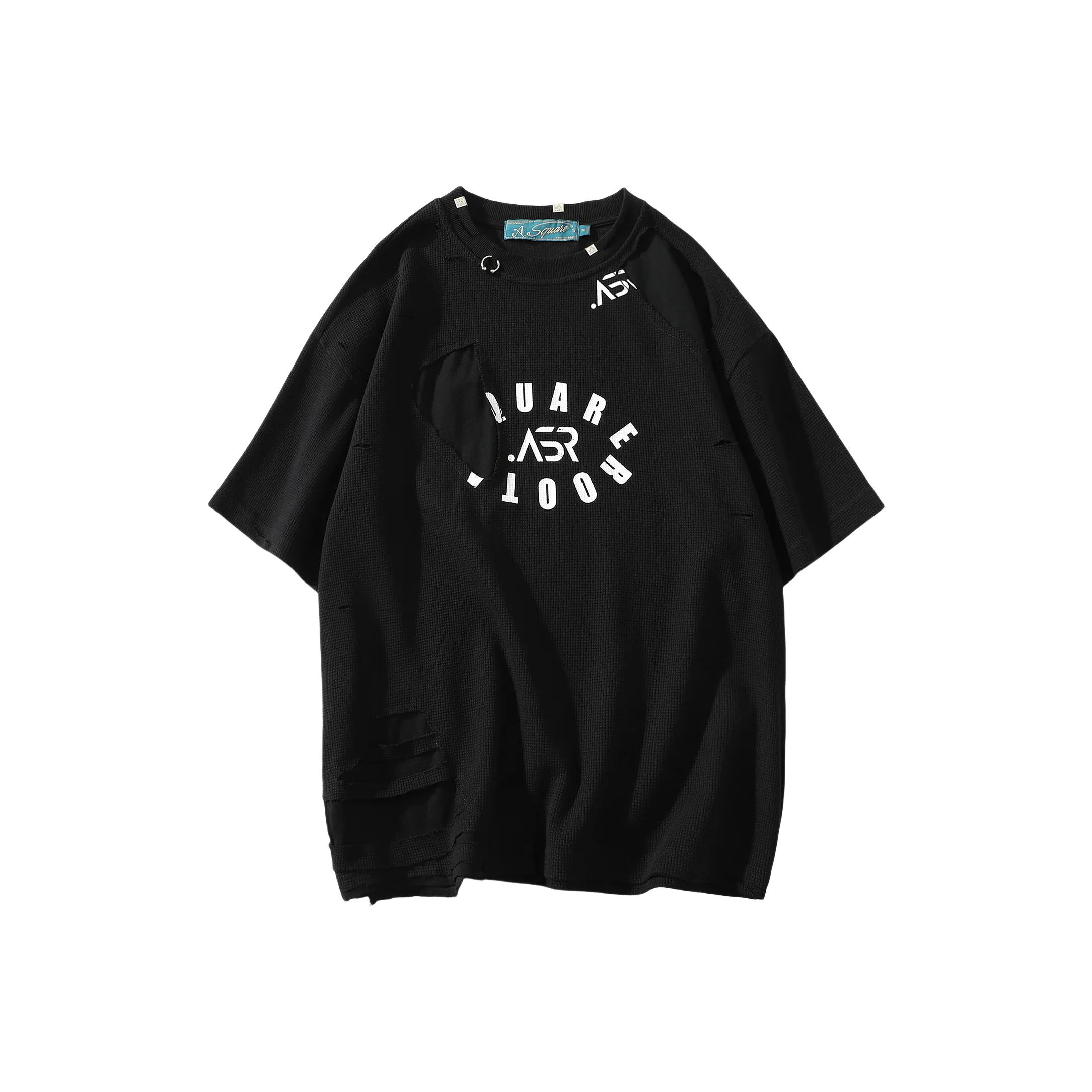 A SQUARE ROOT Черная унисекс футболка T