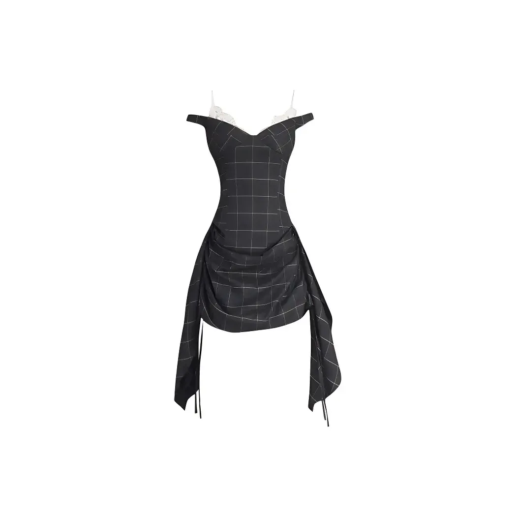 ETSE Кружевное покрытие платье женские слиплатья