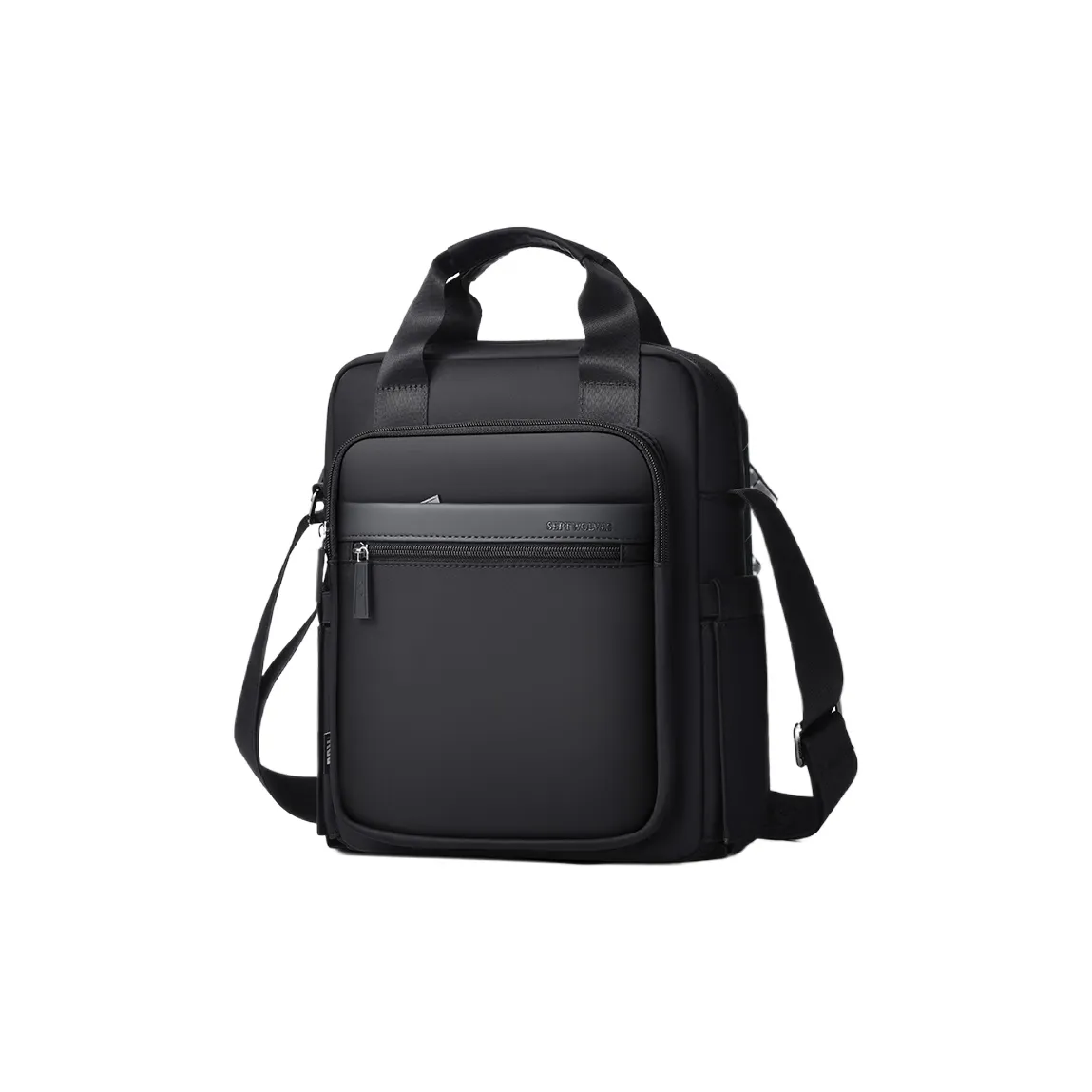 SEPTWOLVES Oxford Одно Плечо Сумка Стандартная Мужская Черная