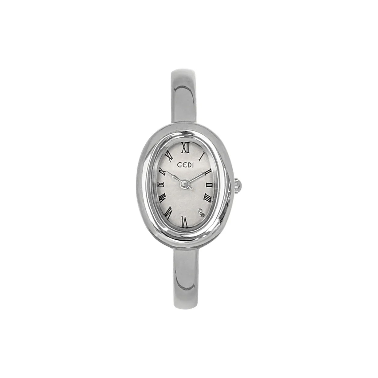 GEDI Кварцевый механизм сплав ремешок женские часы белый циферблат
