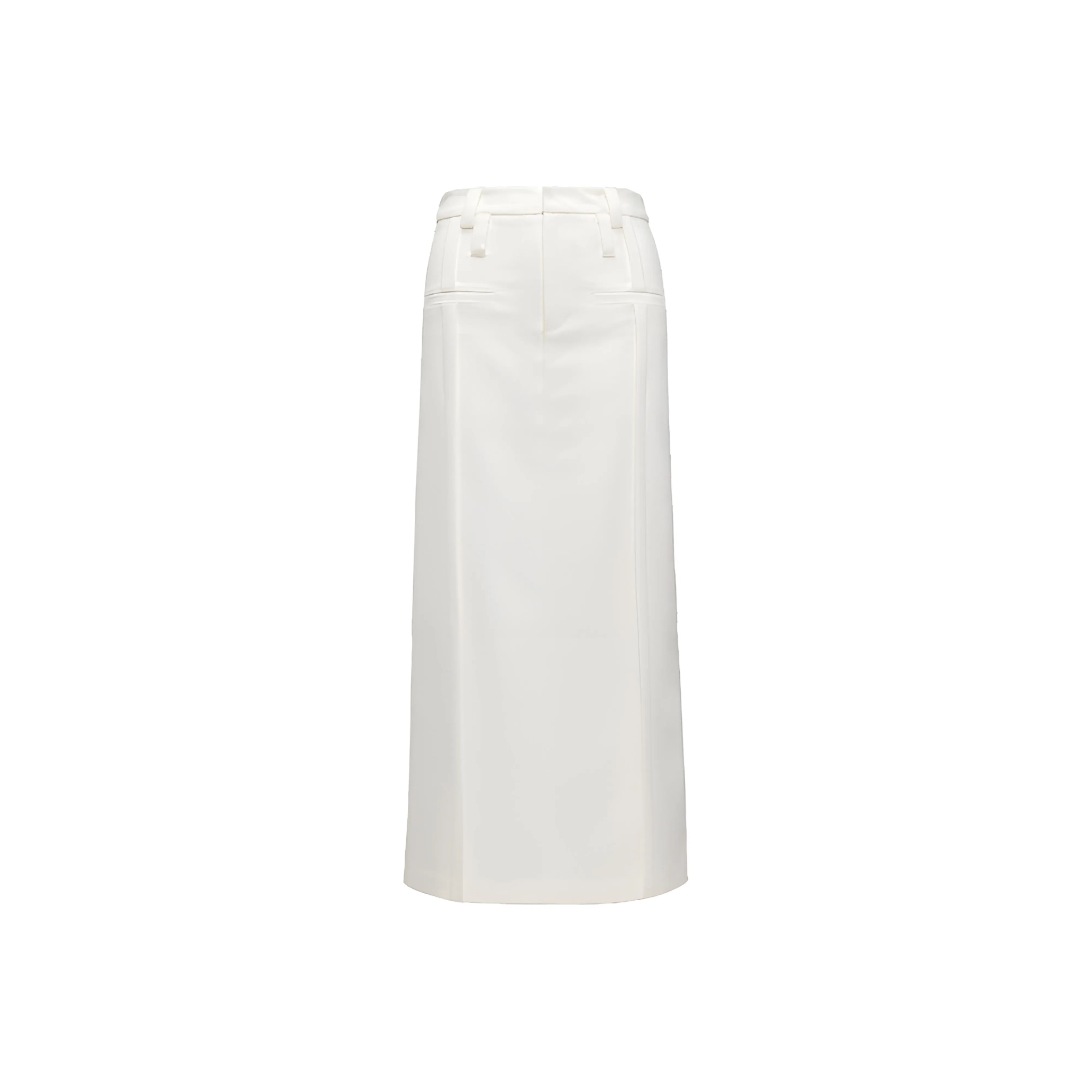 NAWS Повседневный Длинный Юбка Женские Французский Белый