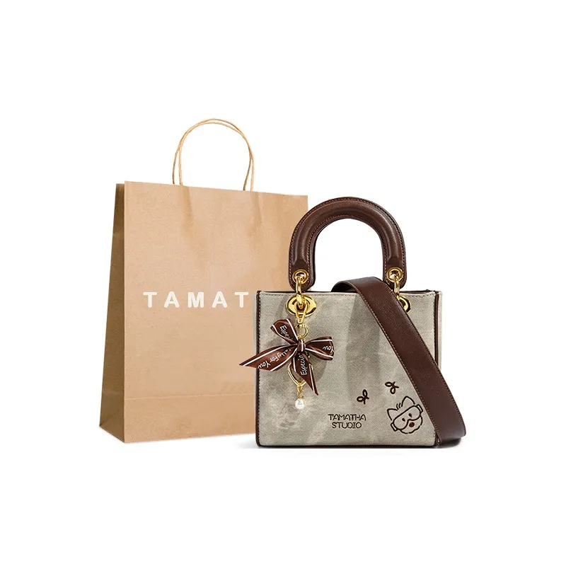 TAMATHA Полиуретан Сумка Lady Dior Сумка Женская Многоцветная