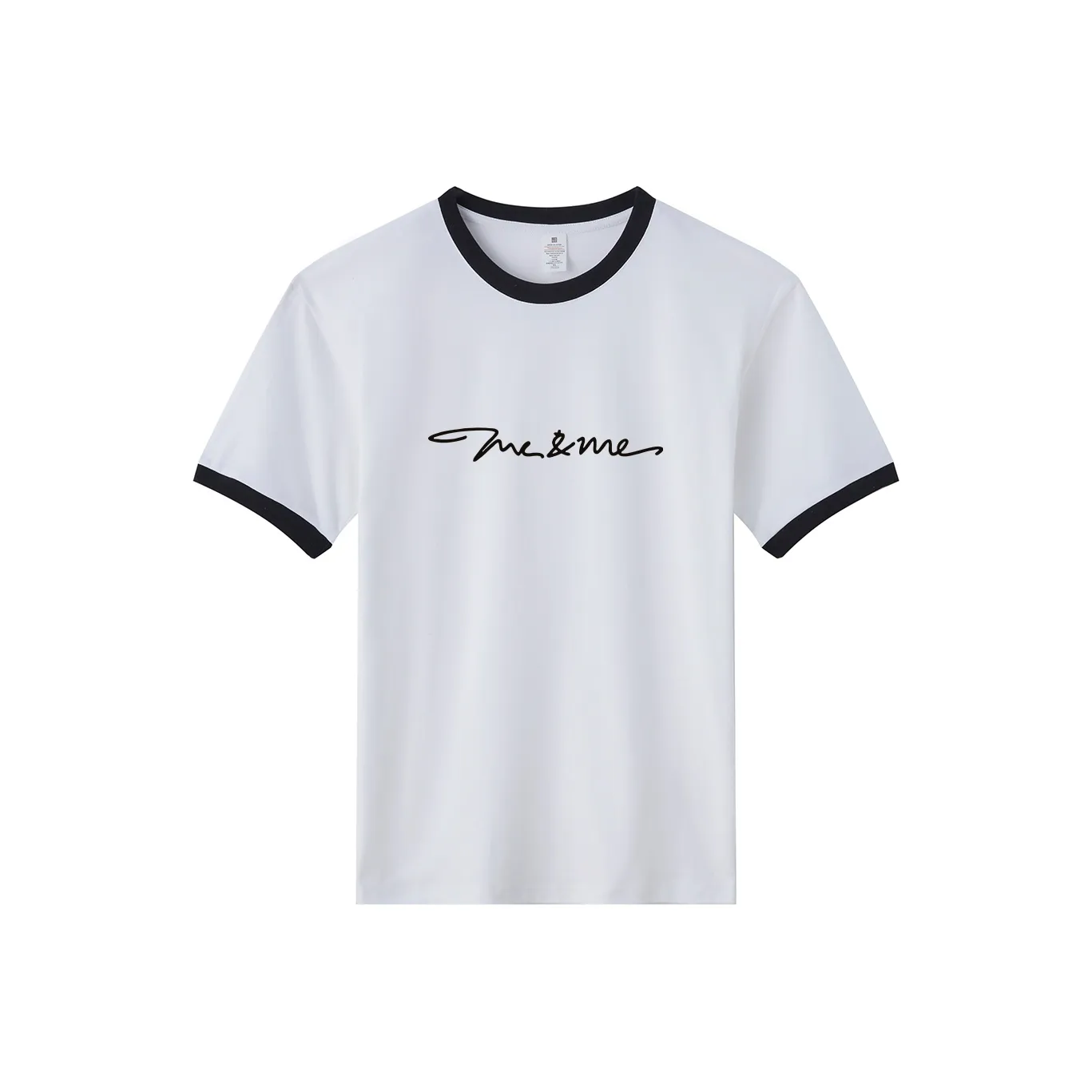 Mula Белая и Темно-синяя Женская футболка