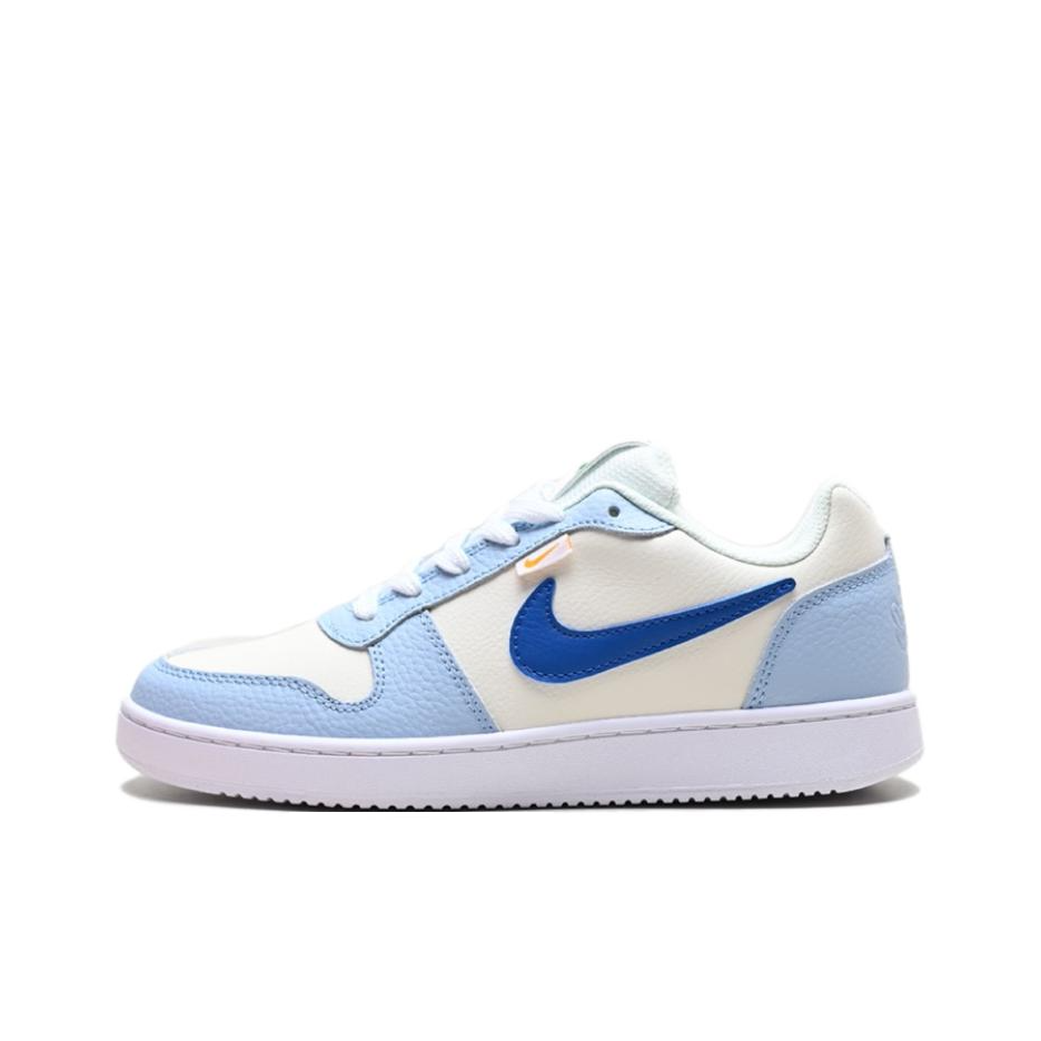 nike ebernon low white blue