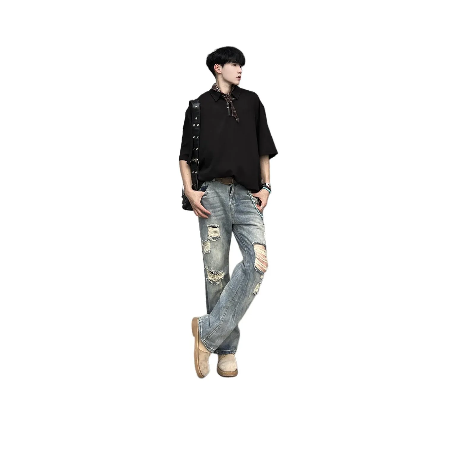 MORii Серые Унисекс Джинсы