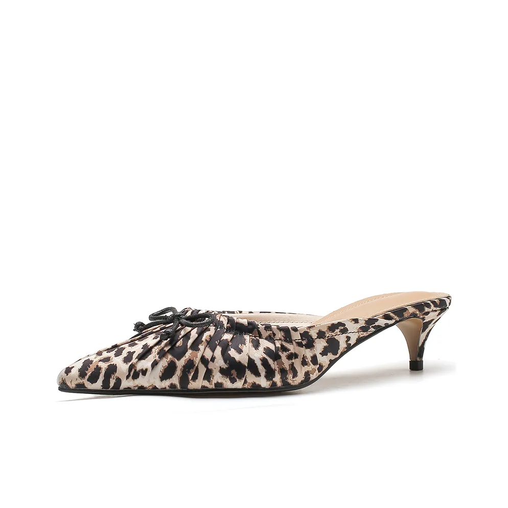 Lanza Устойчивые к истиранию домашние тапочки Женские с леопардовым принтом