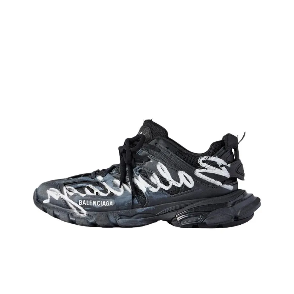 Balenciaga Track Signature Lace-Up Sneakers