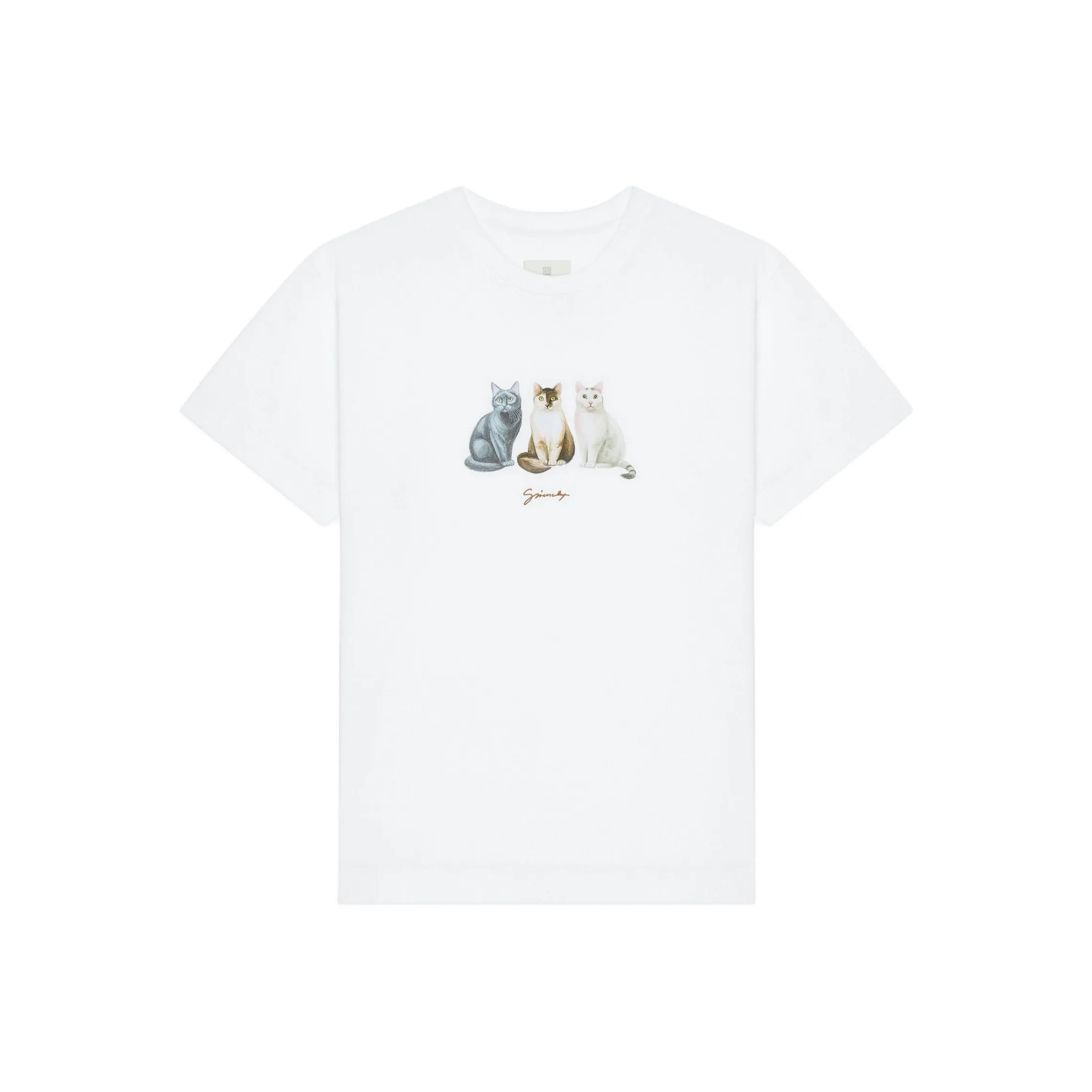 Givenchy Cats print T shirt