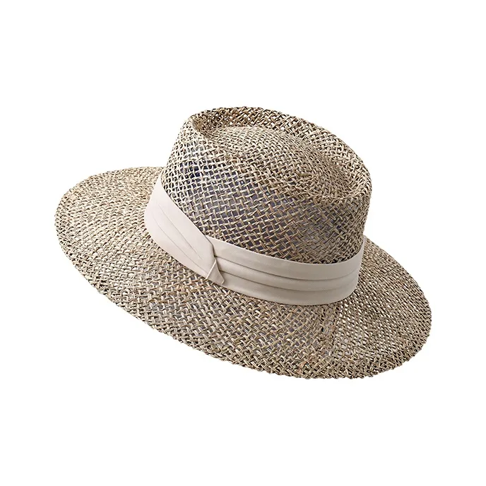 Ai Jiawei Соломенная плетеная панама унисекс