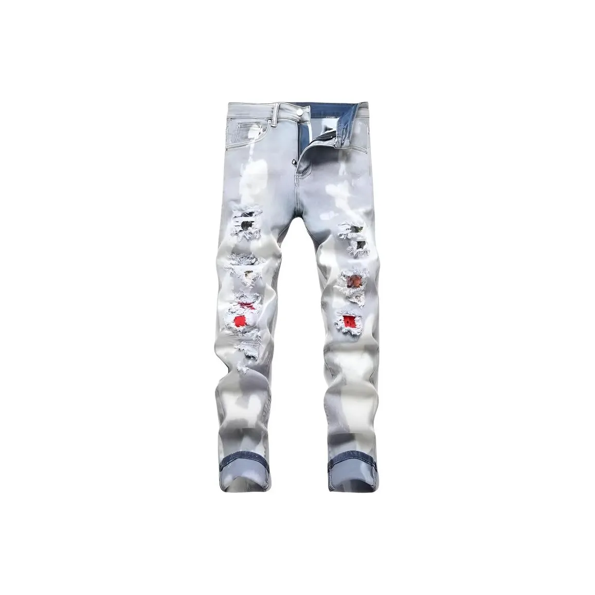 Wooden Rabbit Slim Fit Fit Casual Elastic Pants Men's