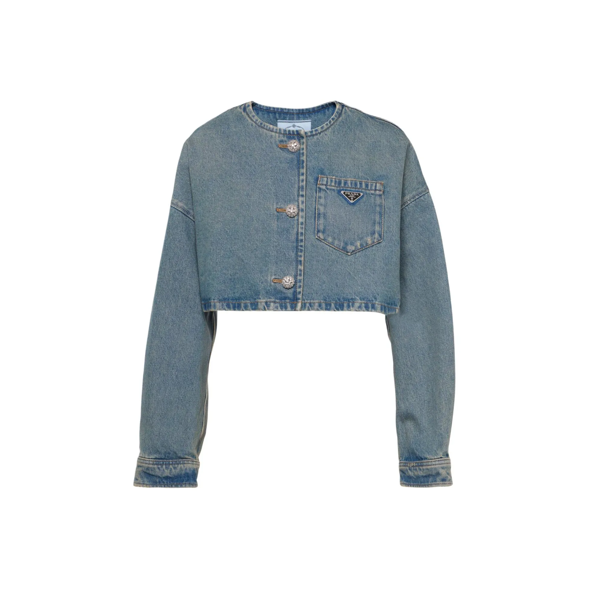 PRADA FW23 Denim Jacket Women's Blue
