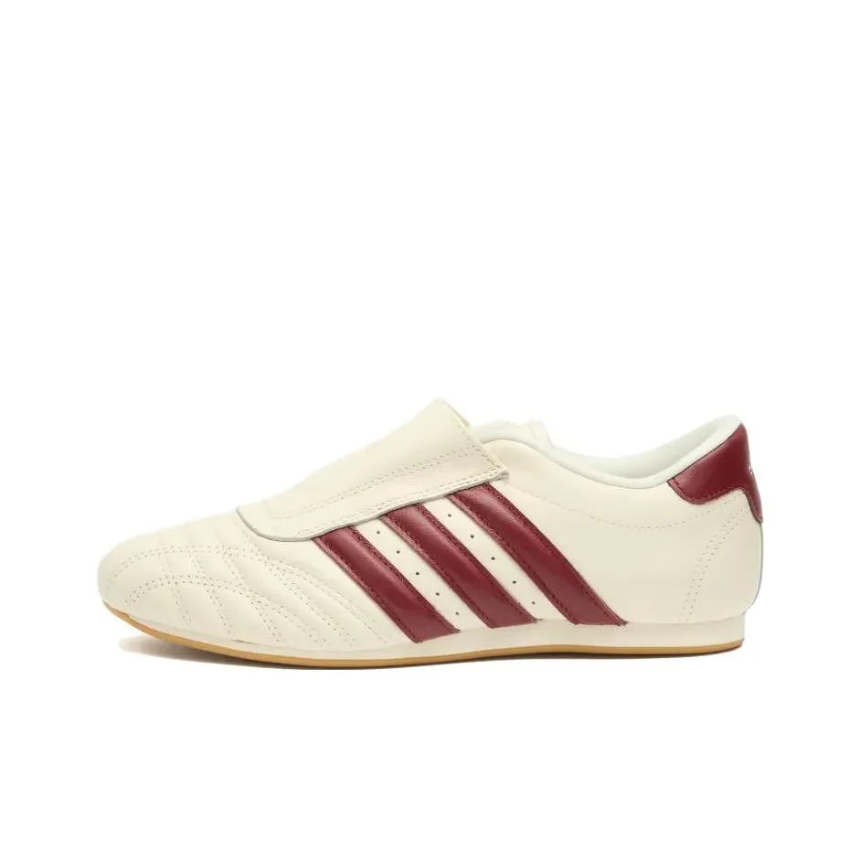 Adidas Originals Taekwondo Устойчивые к истиранию Низкие Кроссовки для тренировок Женские Бежевые