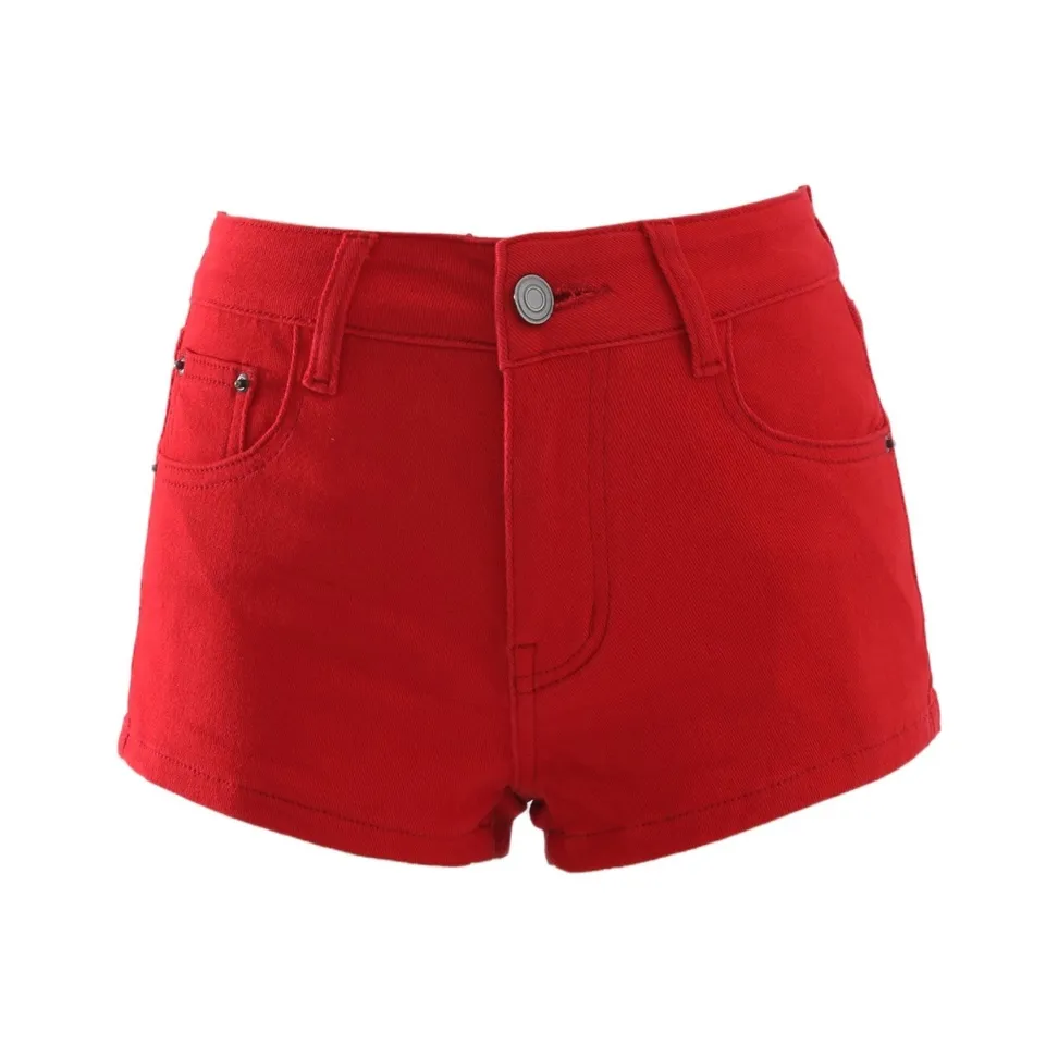 JOSR Red Женские джинсовые шорты