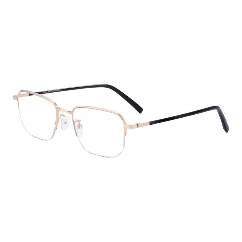 PULAIS Сплав Пластик Оправа для Очков Квадратные Мужские Золотые