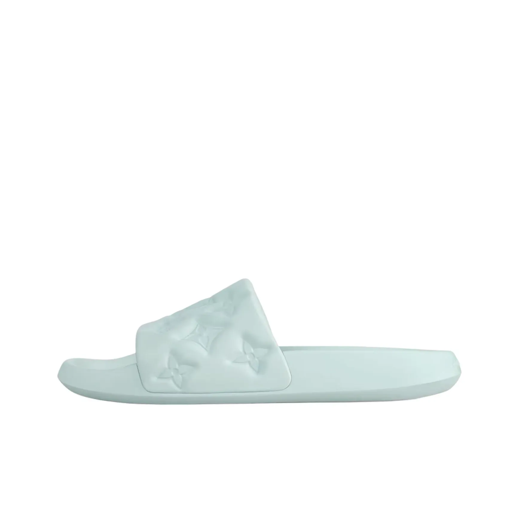LOUIS VUITTON Waterfront Slide Slippers Men's Aqua Green