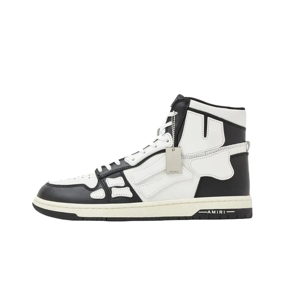 AMIRI Skel High Tops Black White