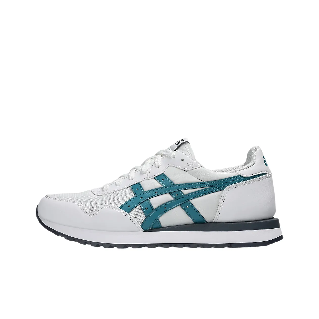 ASICS Tiger Runner 2 Амортизация Низкий Топ Беговые кроссовки Унисекс Белый Зеленый