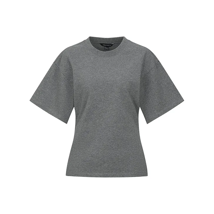 URBAN REVIVO Темно-серый Вересковый серый Женские футболки