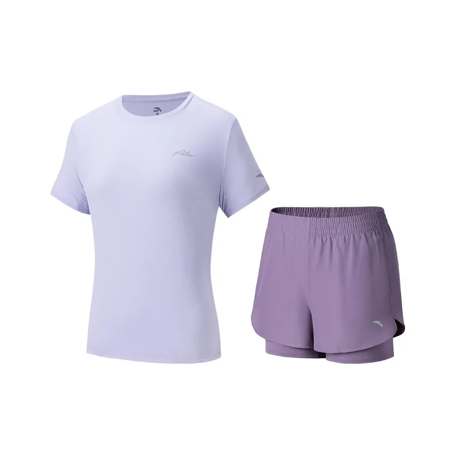 ANTA ZONGXUNXILIE Повседневный костюм женский фиолетовый