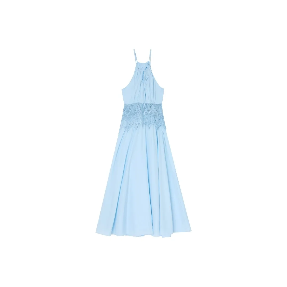 ZXZA Небесно-голубые Женские Платья без рукавов