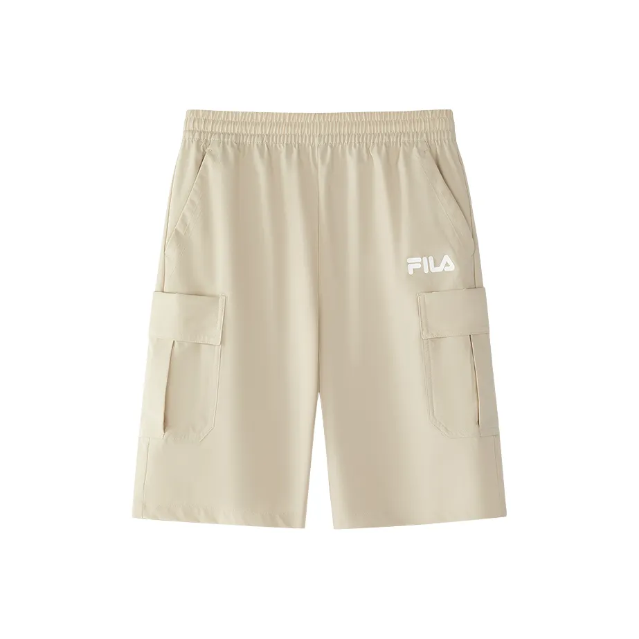 FILA KIDS x YUANTIANZHI LIANMINGKUAN Шорты Детский Световый Манго Хаки