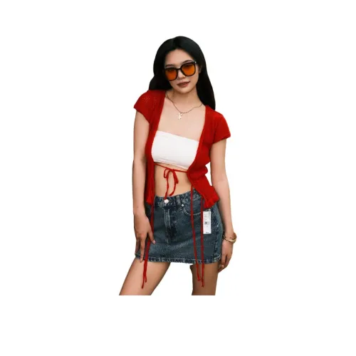 PACSUN Синие Женские Джинсовые Короткие Юбки