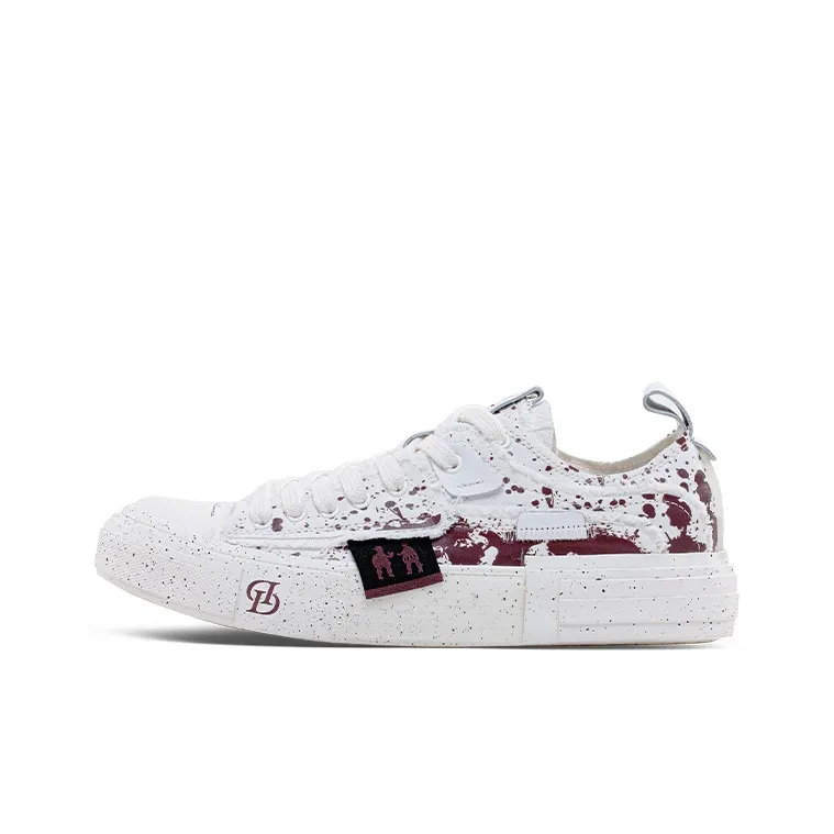 EIGHT BANNERS Chocolate Series Скейтборд Кроссовки Низкие Белые Красные Унисекс