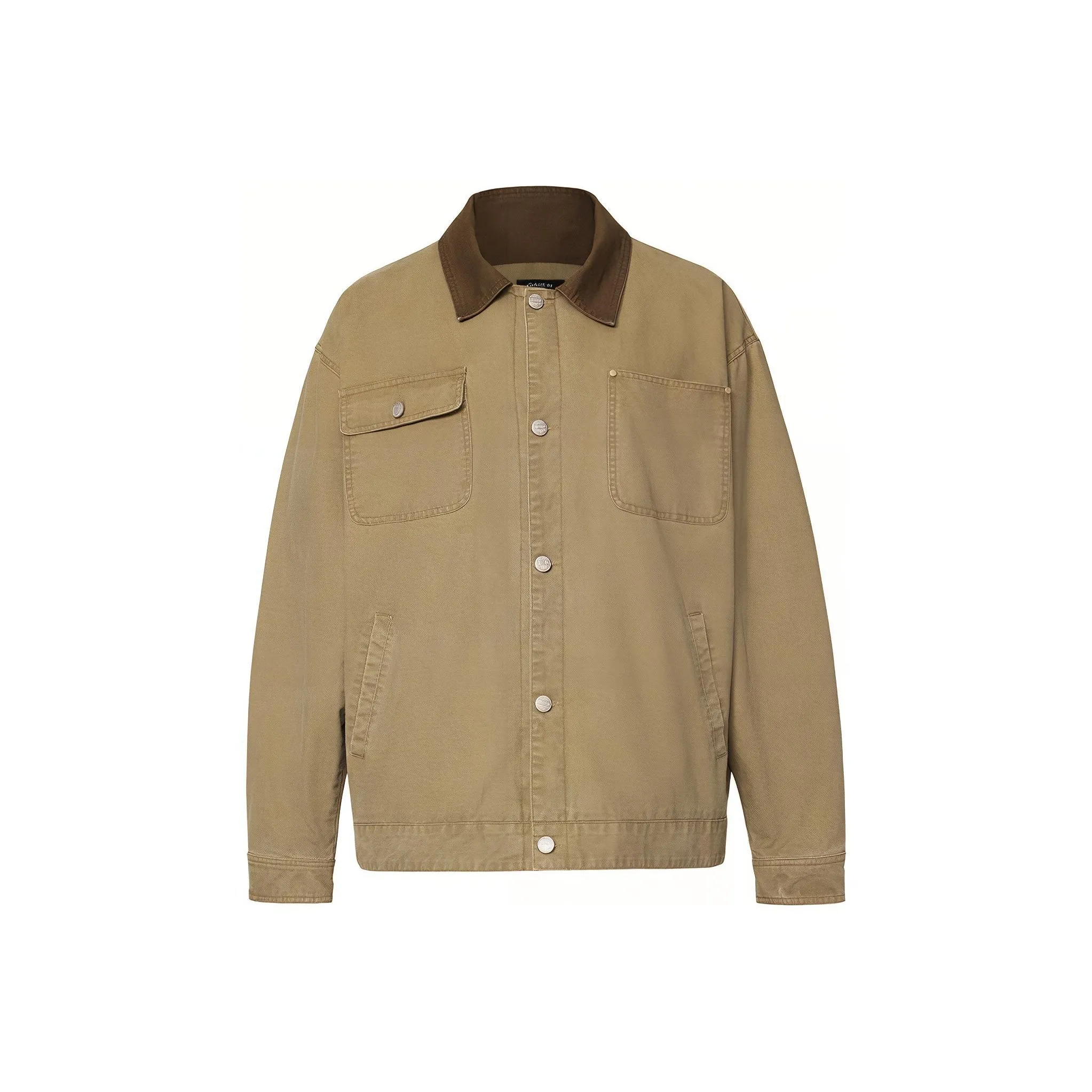 GTRG Denim Jackets Unisex Khaki