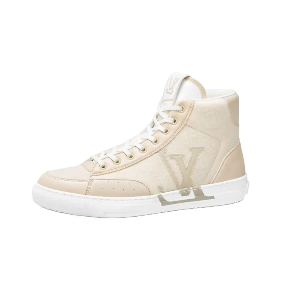 LOUIS VUITTON Lv Charlie Ankle Sneakers 'Beige Monogram'
