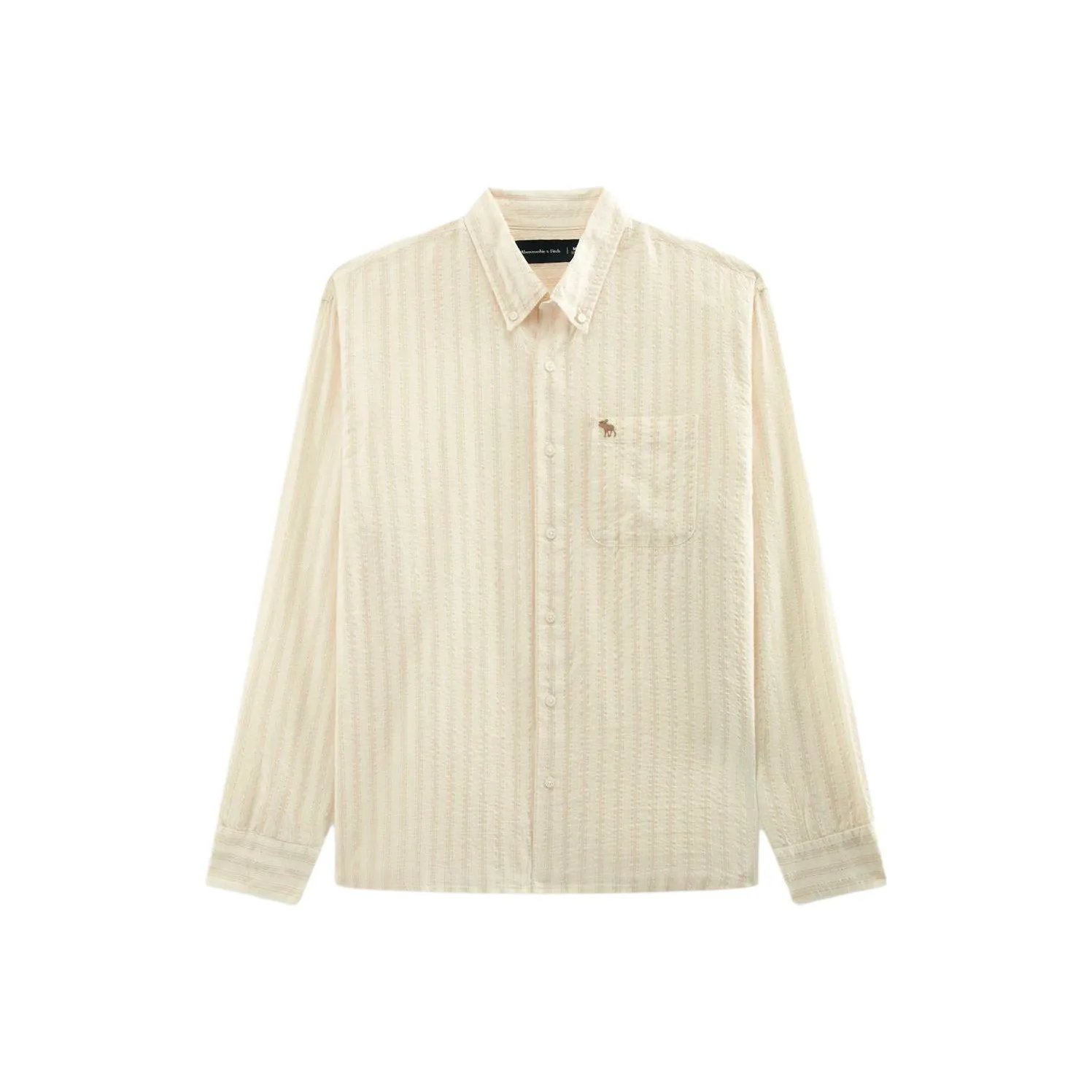 Abercrombie＆Fitch Экрю Мужские Рубашки