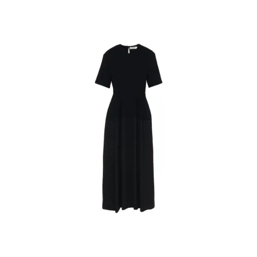 AKIRANAKA Black Женские Короткие Платья с Рукавами