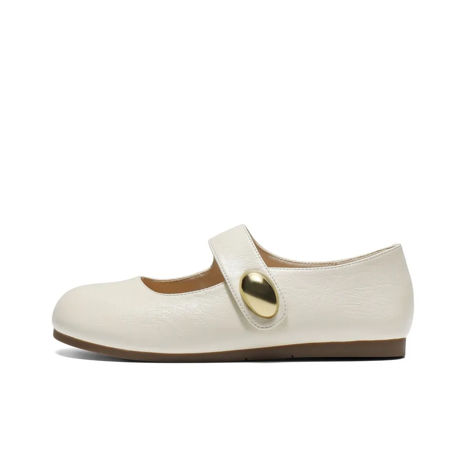 BELLE Туфли Mary Jane с плоской подошвой Женские