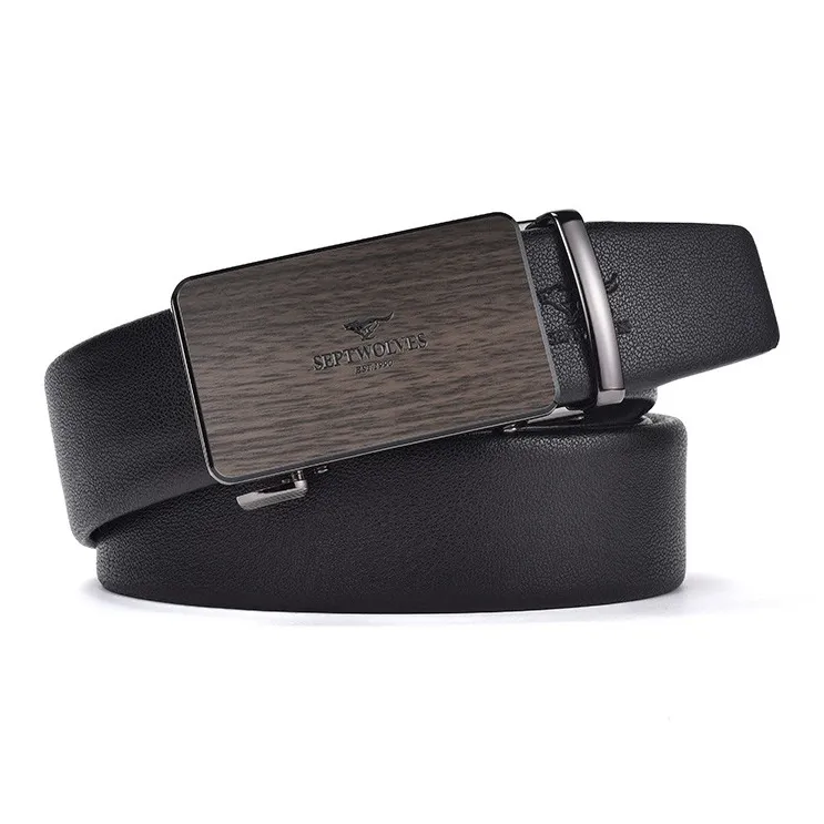 SEPTWOLVES Спилок коровья натуральная кожа бизнес окружность талии мужские брюки мужской 3,5 см