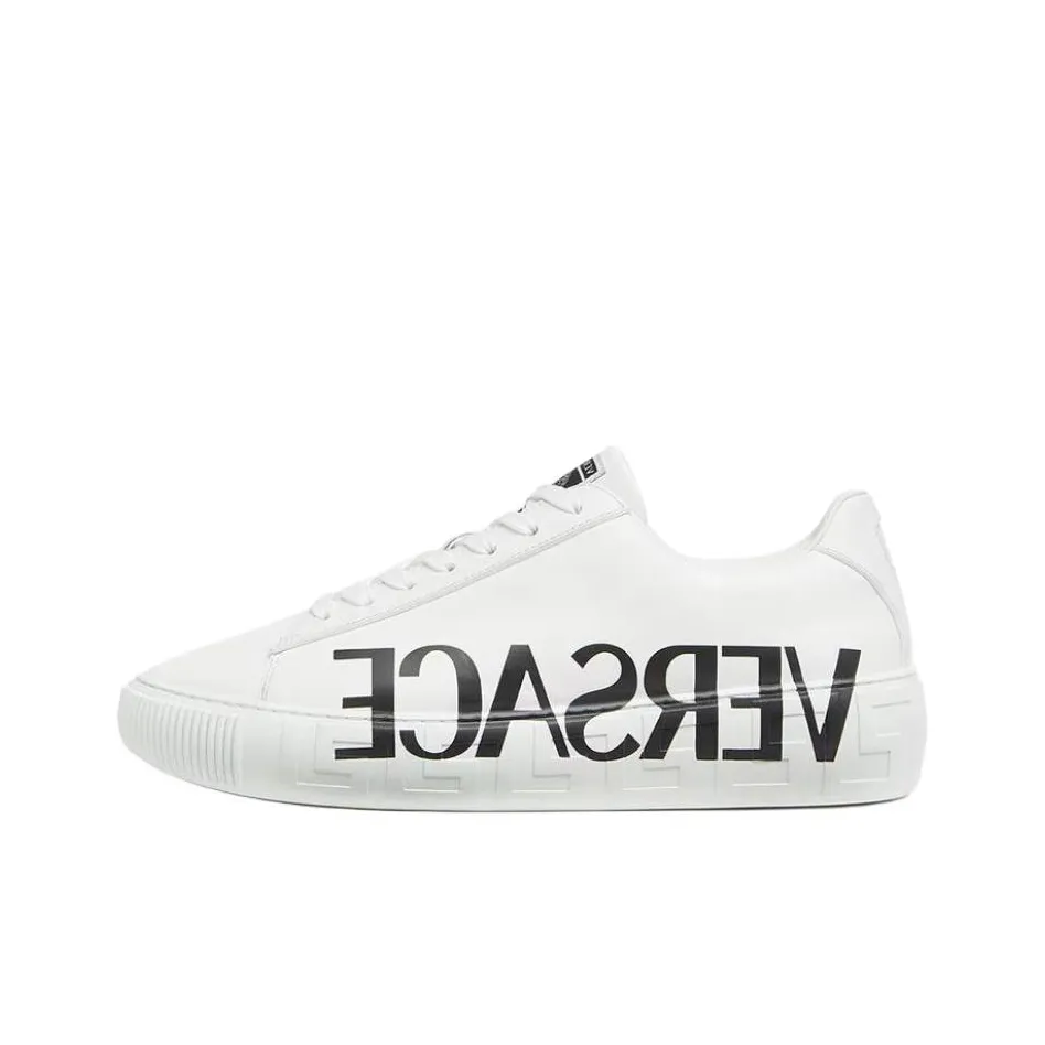 VERSACE Medusa Greca Low White White Black