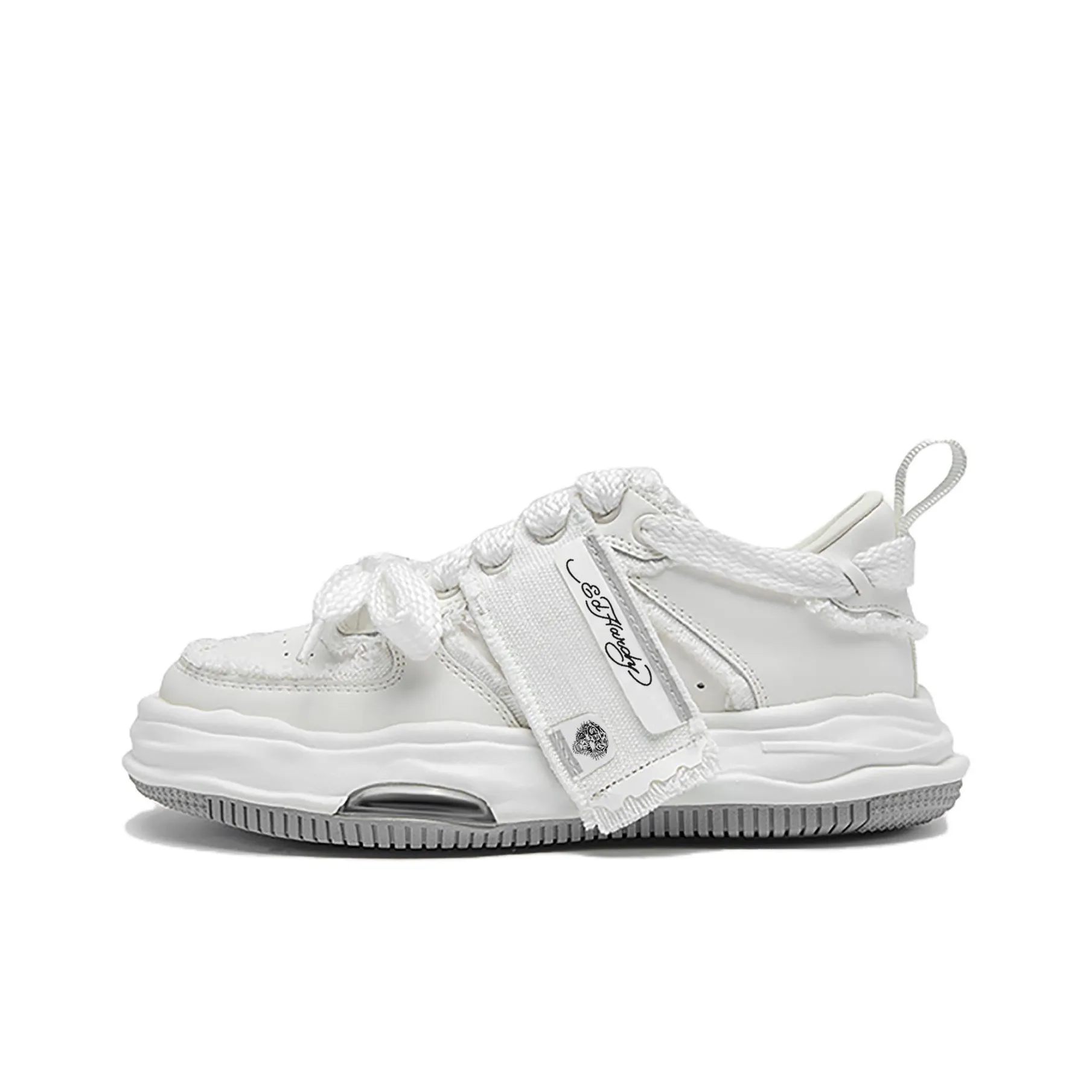 Ed Hardy Амортизация Износостойкие Низкие Кроссовки для Скейтбординга Унисекс